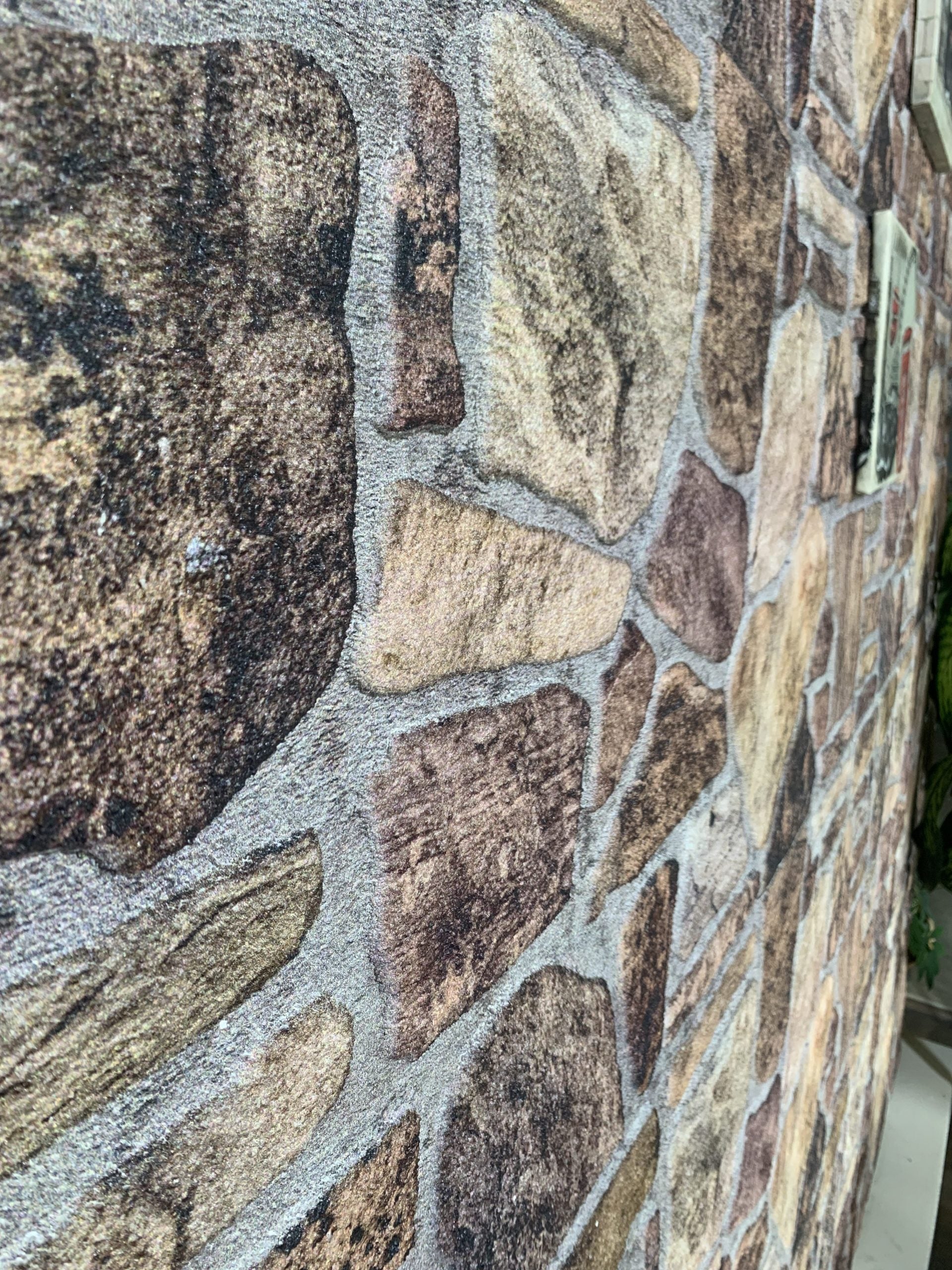 Dundee Deco 3D Wall Panels - Cladding, Shades of Brown Grey Stone Look Wall Paneling, Styrofoam Facing for Interior and Exterior, DIY, Set of 10, Covers 54 sq ft