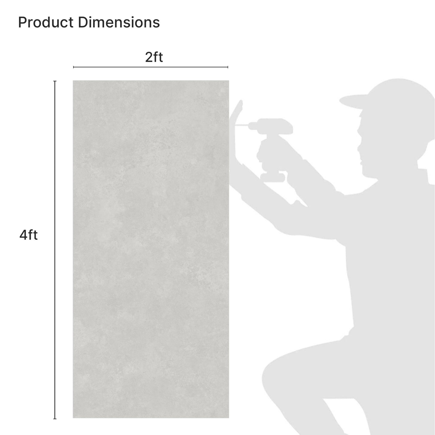 SPC panels Concrete in Tan