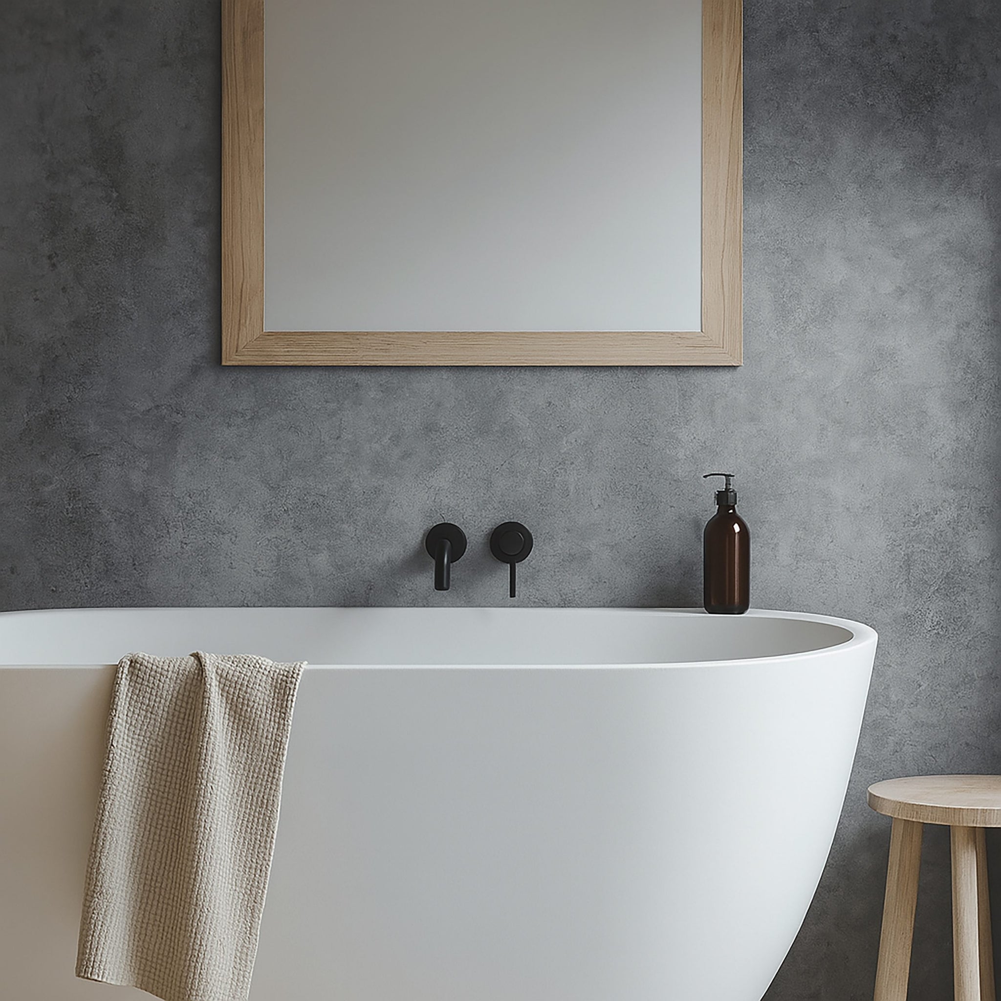 SPC panels Concrete in Grey