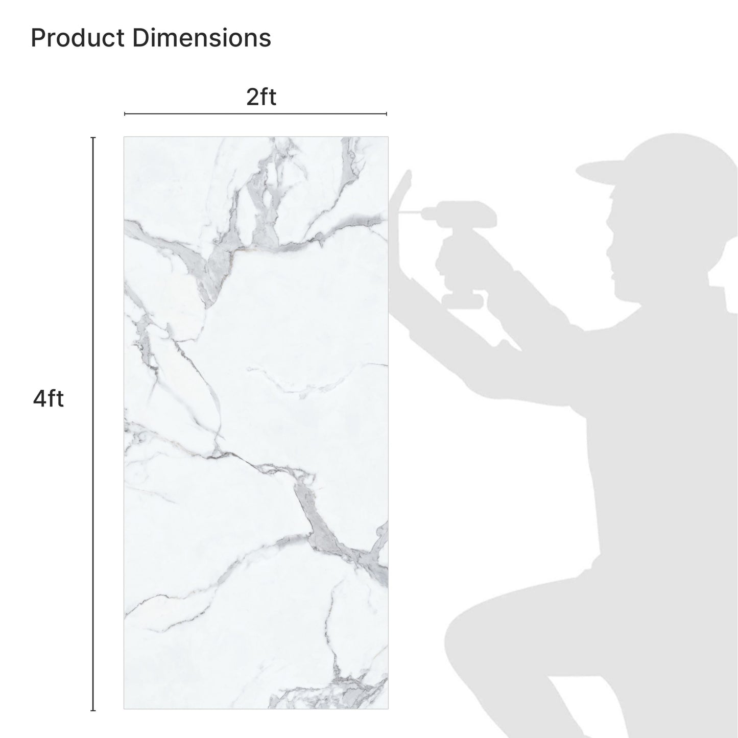 SPC panels Marble in Off-White|Grey|Tan