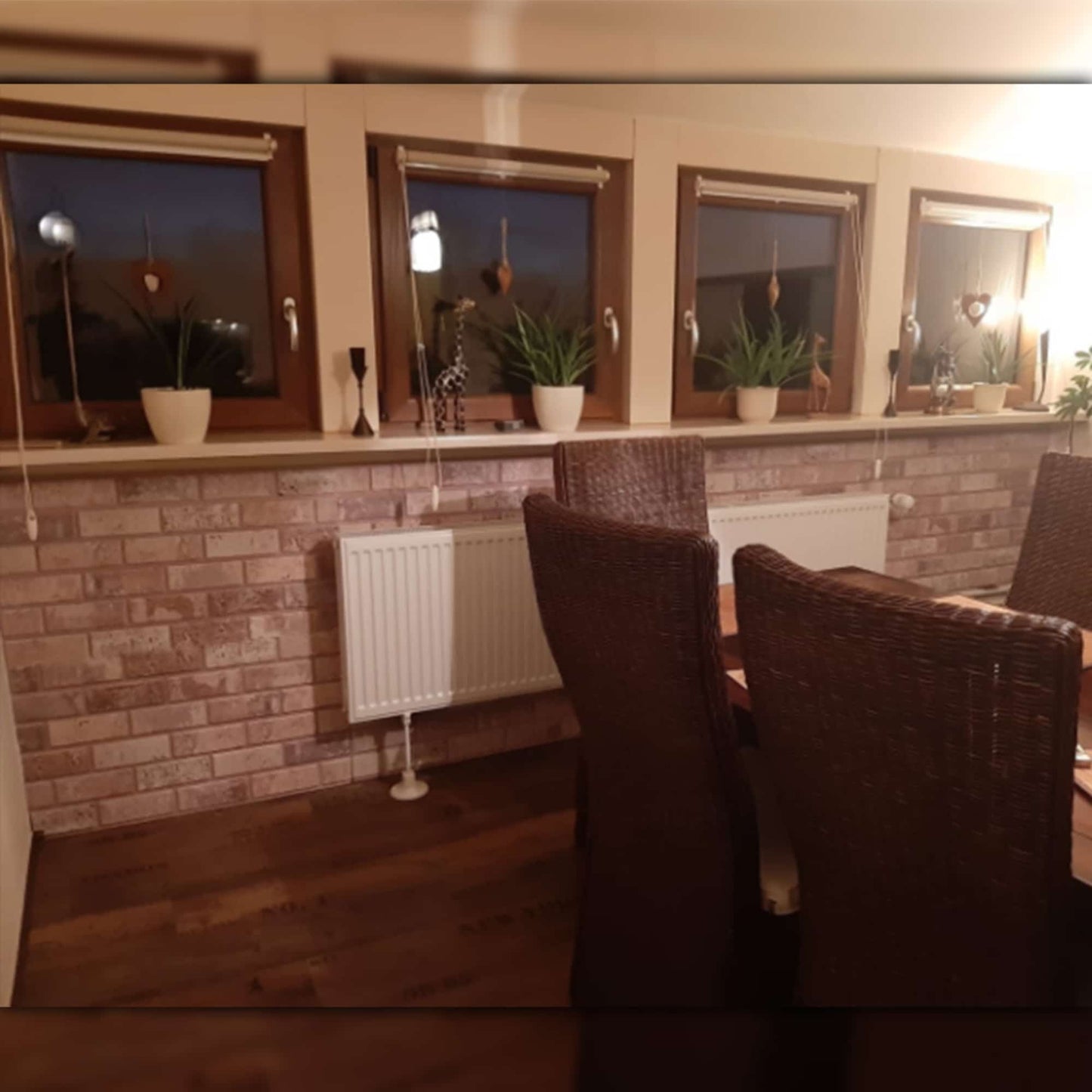 Outlet Red Brown Grey Brick Look Wall Paneling, Styrofoam Facing, Single Panel, Covers 5.4 sq ft