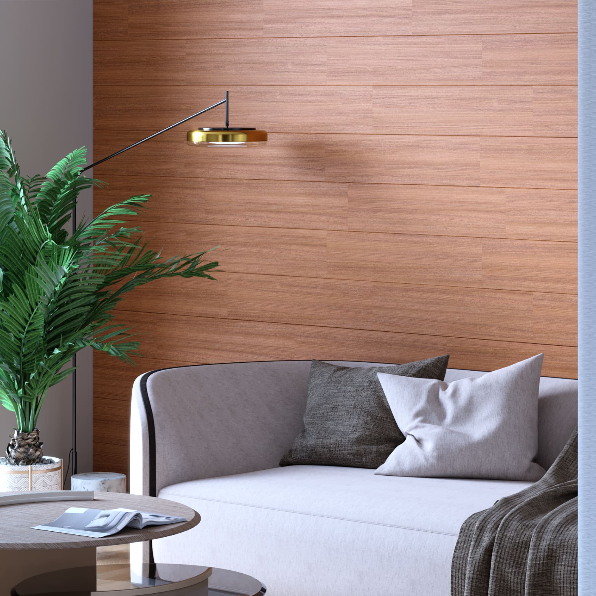 Mahogany Wood MDF Wall Panels in various pack configurations