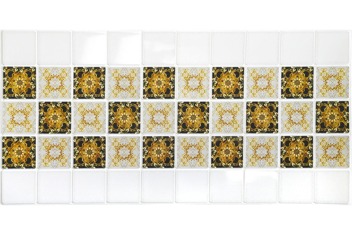 Pvc Pattern Panel PVC 3D Wall Panel, Abstract Fractal Patterns, 3.1 ft x 1.6 ft, Glue-on