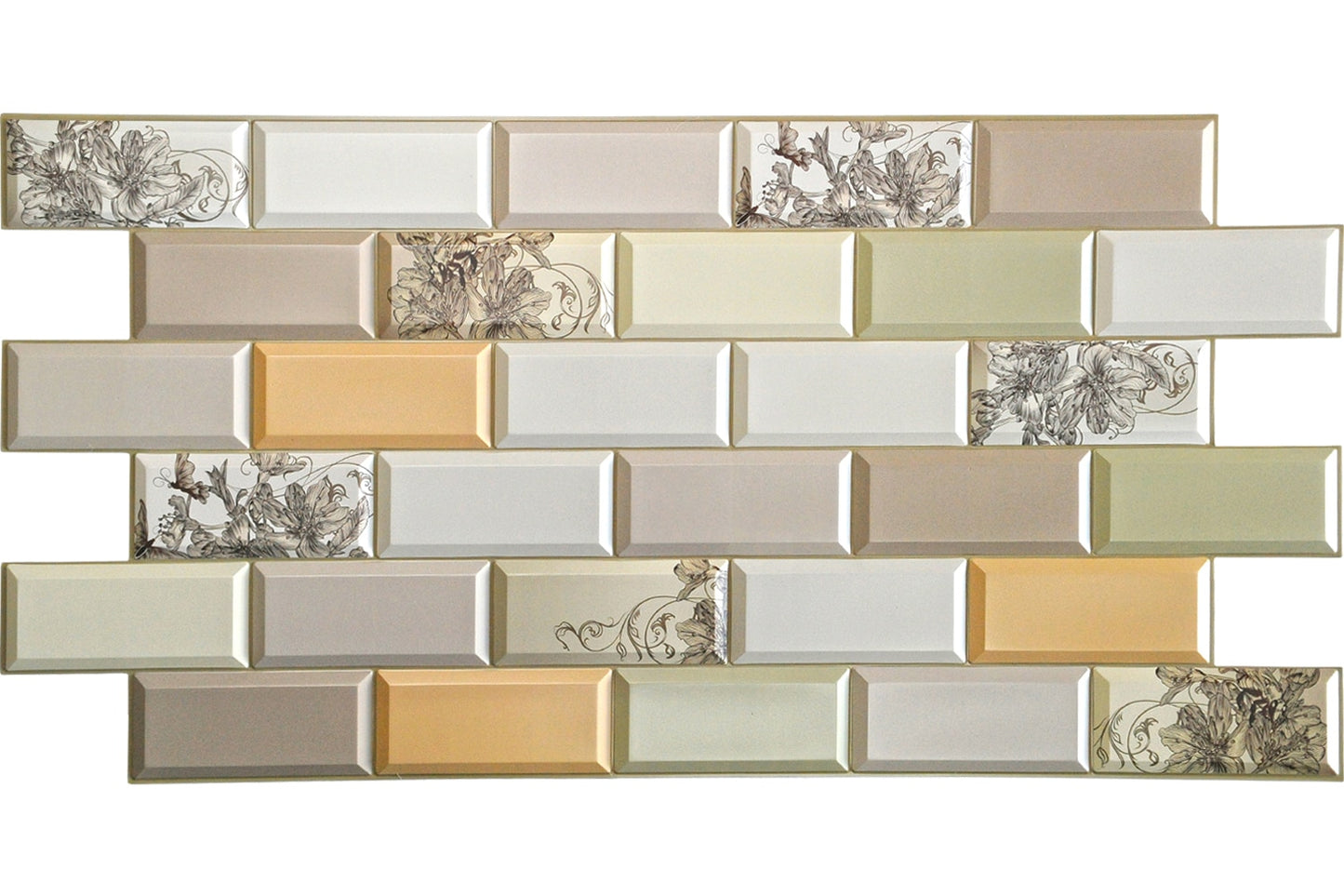 PVC wall panel 3d