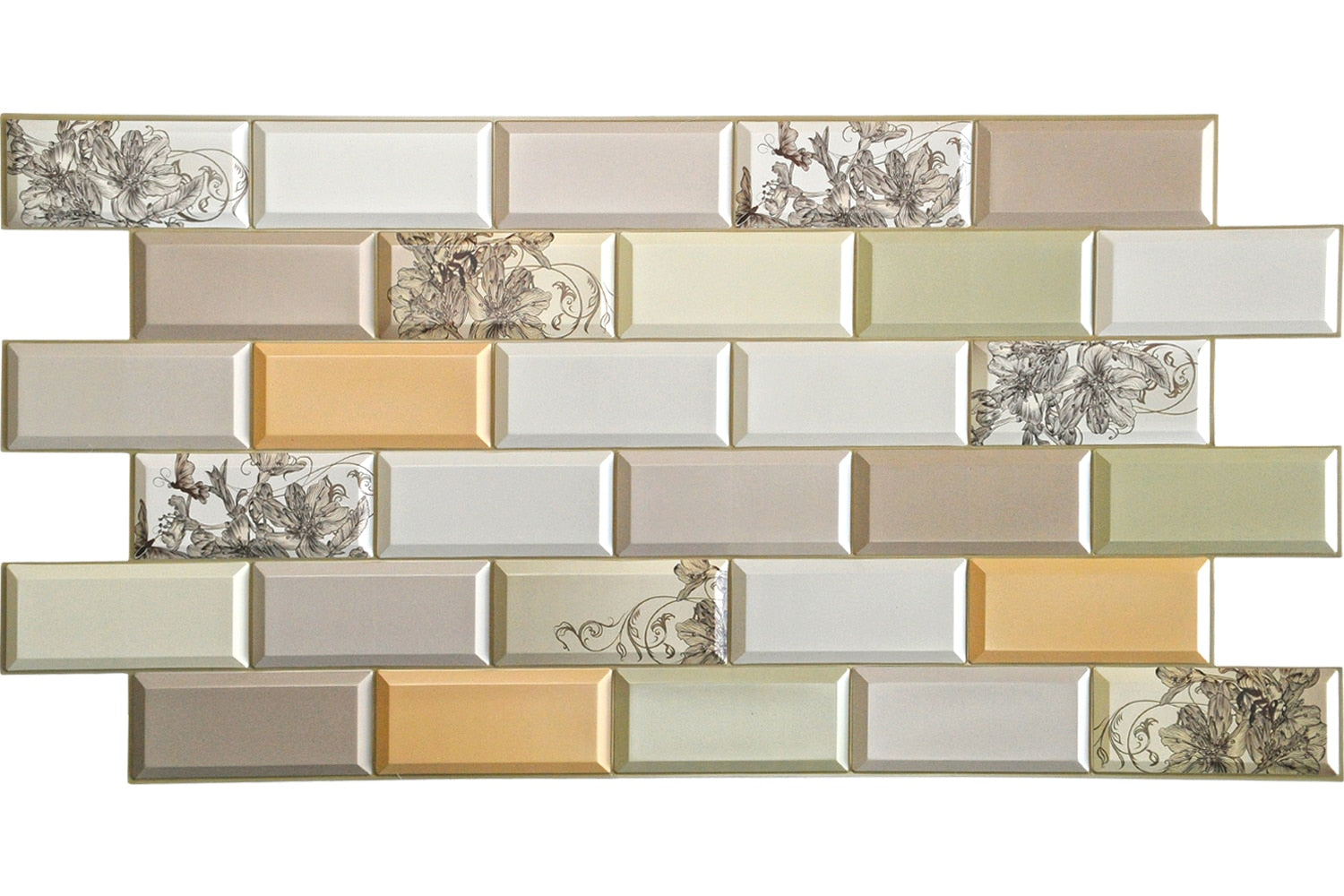 PVC wall panel 3d