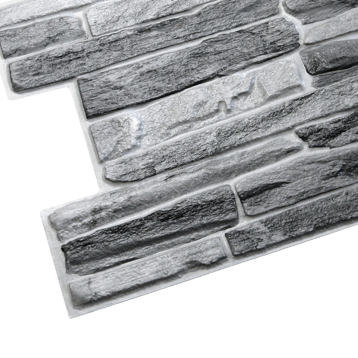 Dark Grey Faux Slate 3 2 Ft X 1 6 Ft PVC 3D Wall Panel Interior dark-grey-faux-slate-3-2-ft-x-1-6-ft-pvc-3d-wall-panel-interior