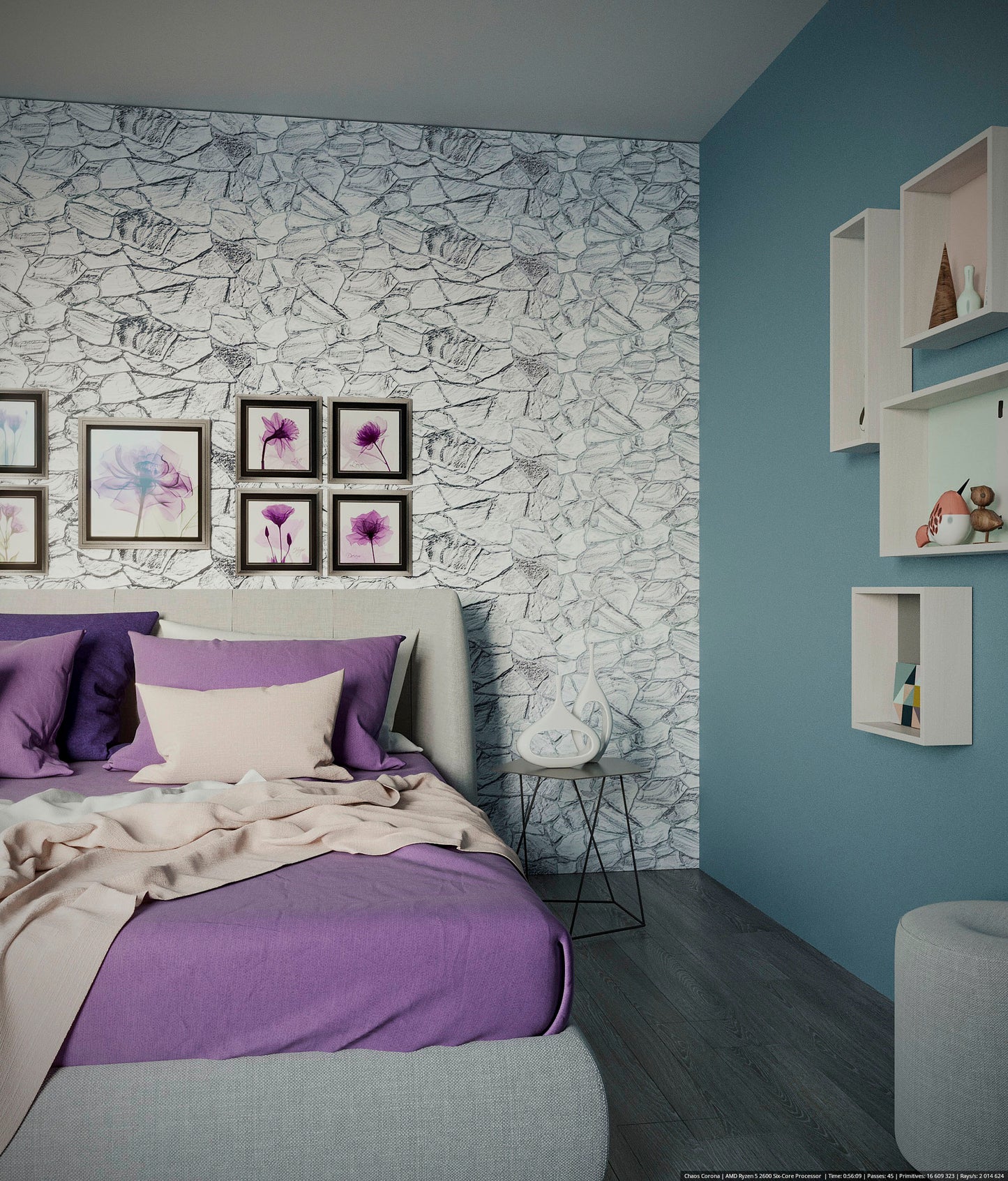 3D Wall Panels - White Charcoal Faux Stone PVC Wall Paneling for Interior Wall Decor, Living room, Kitchen, Bathroom, Bedroom, Single, Covers 5.1 sq ft