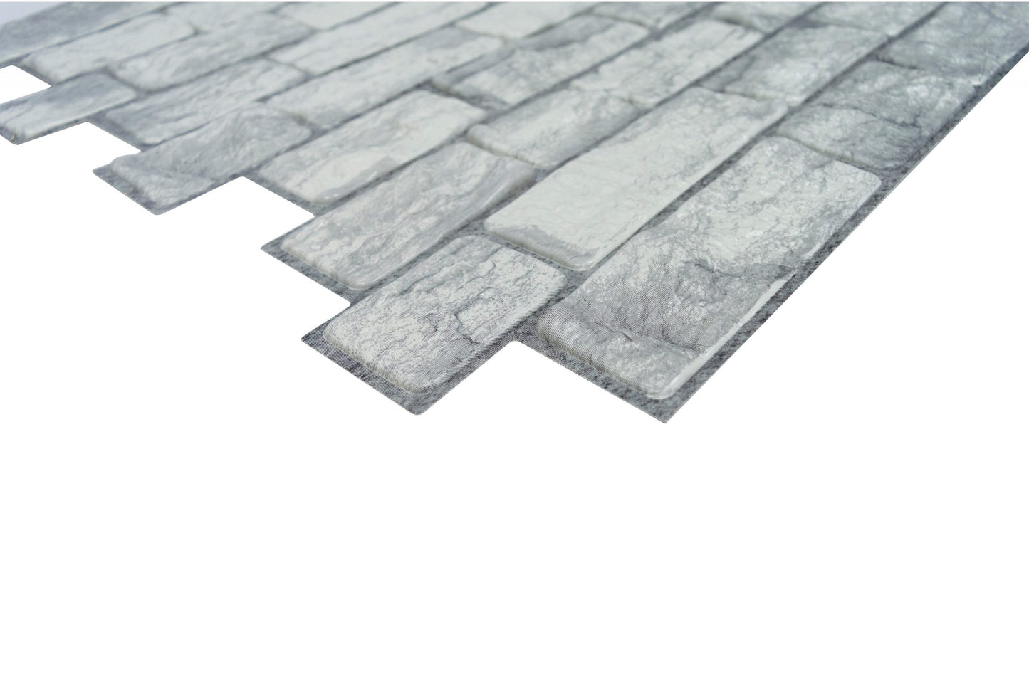 PVC panels Bricks in Grey