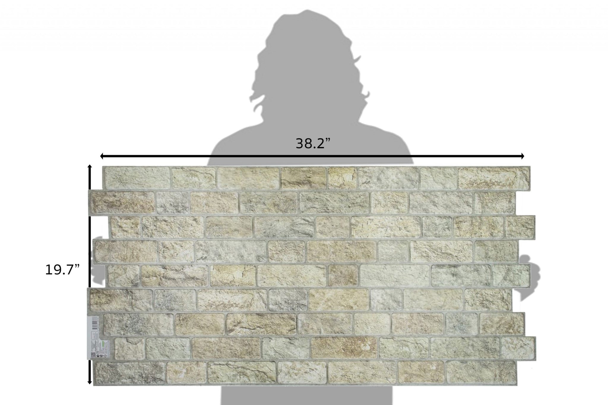 PVC panels Bricks in Greige