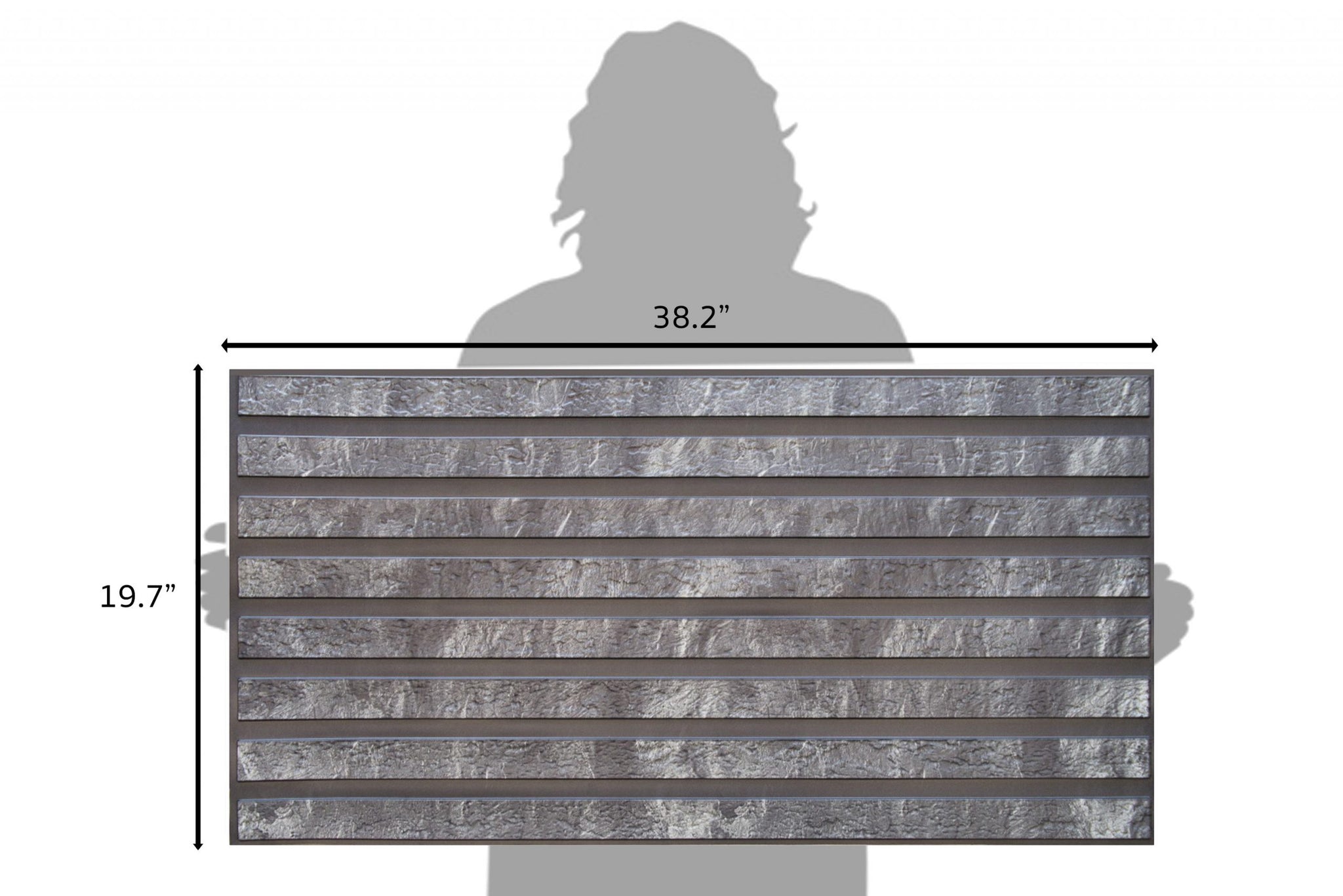 PVC panels Wood in Grey