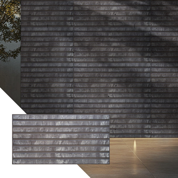 PVC panels Wood in Grey