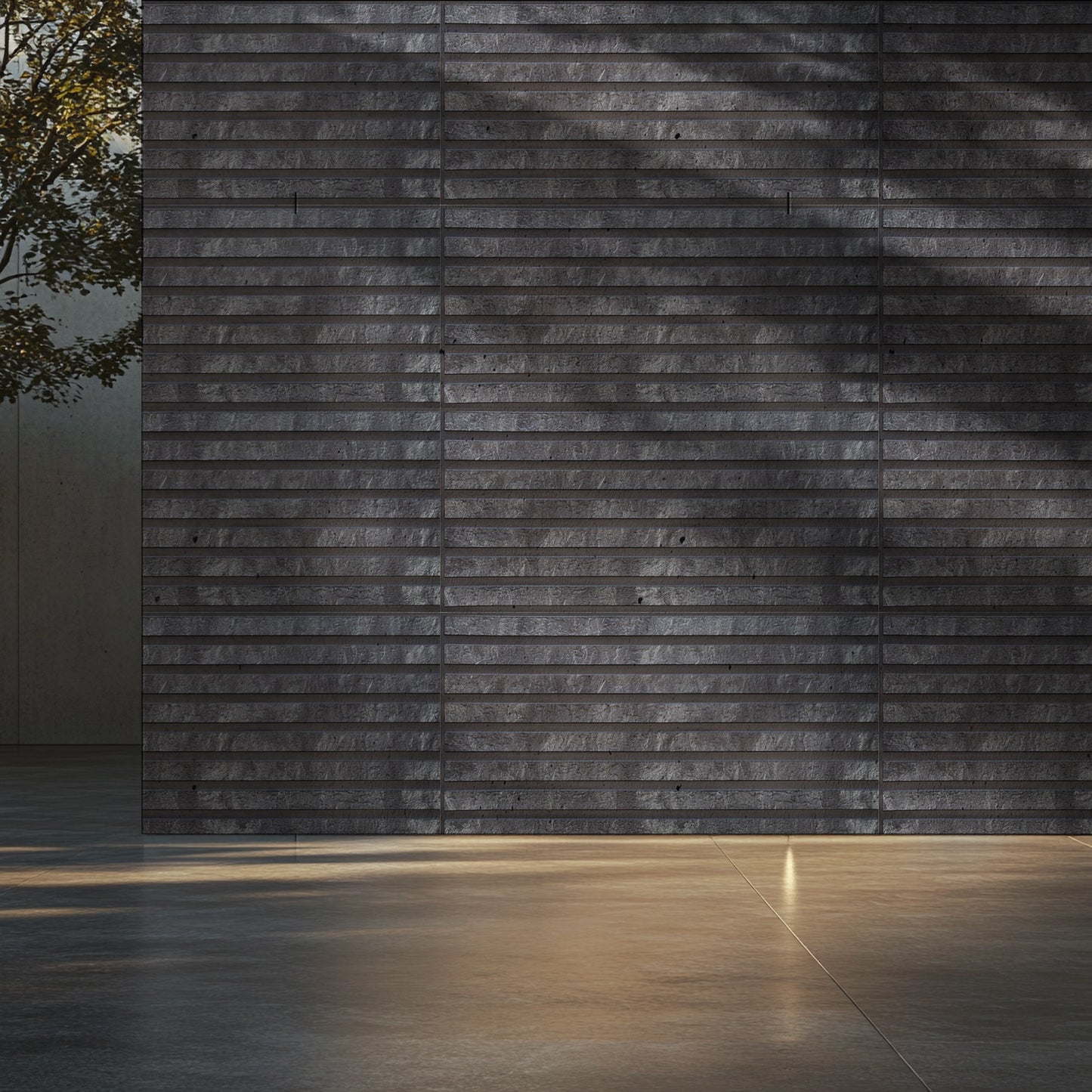 PVC panels Wood in Grey