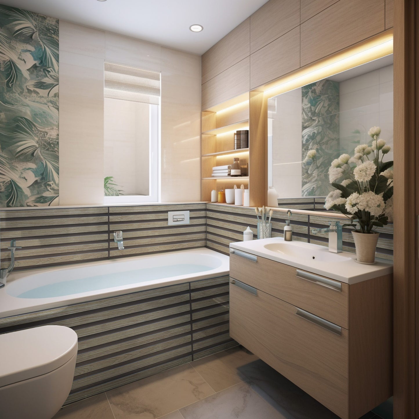 PVC panels Wood in Tan