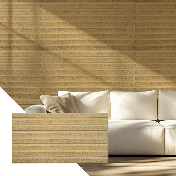 PVC panels Wood in Beige