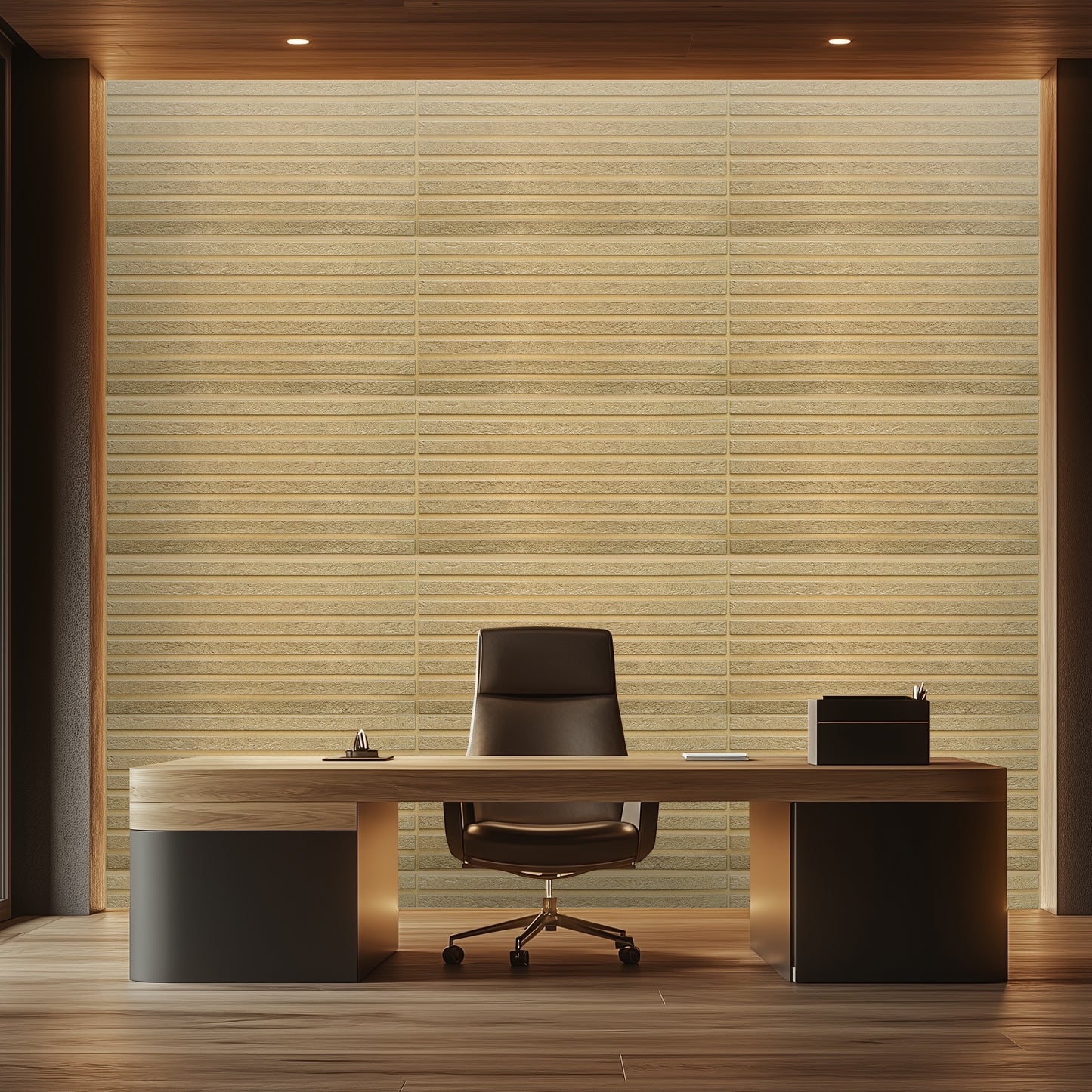 PVC panels Wood in Beige