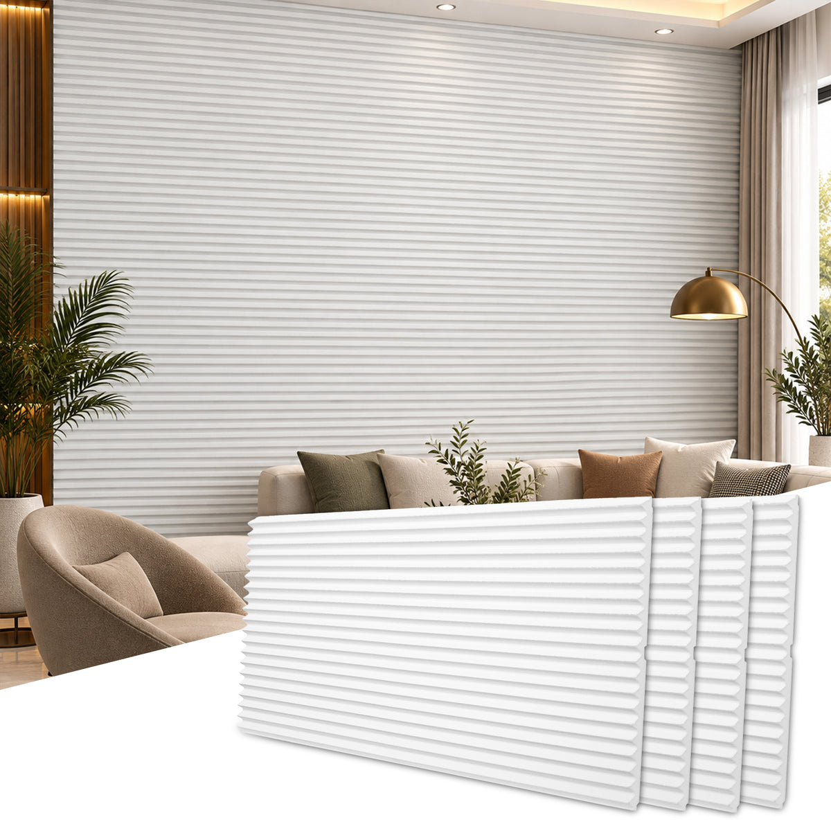Styrofoam 3D Wall Panel