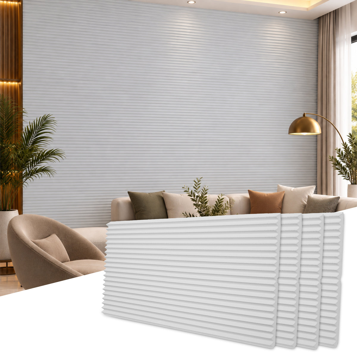 Styrofoam 3D Wall Panel