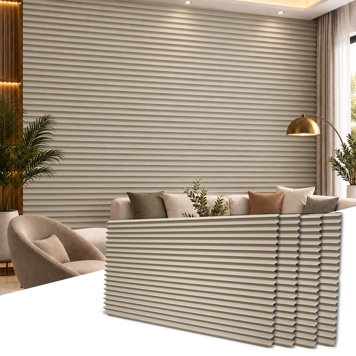 Styrofoam 3D Wall Panel