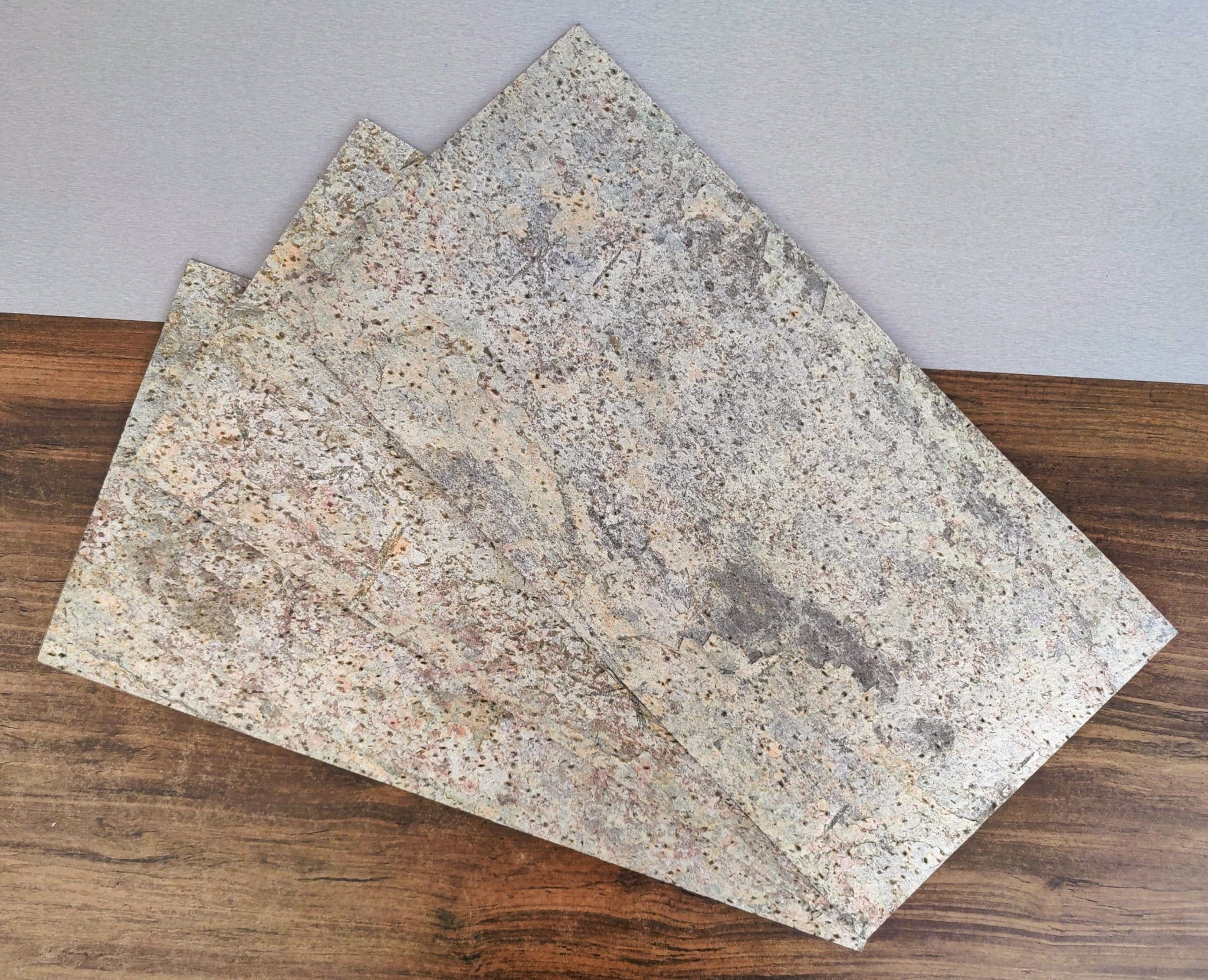 Rustic Zinc 2 ft X 1 ft Peel &amp; Stick Stone Veneer Wall Panels in various pack configurations