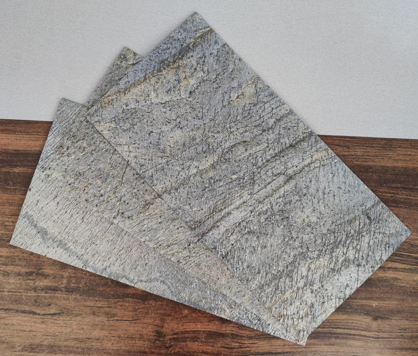 Dazzle Green 2 ft X 1 ft Peel &amp; Stick Stone Veneer Wall Panels in various pack configurations