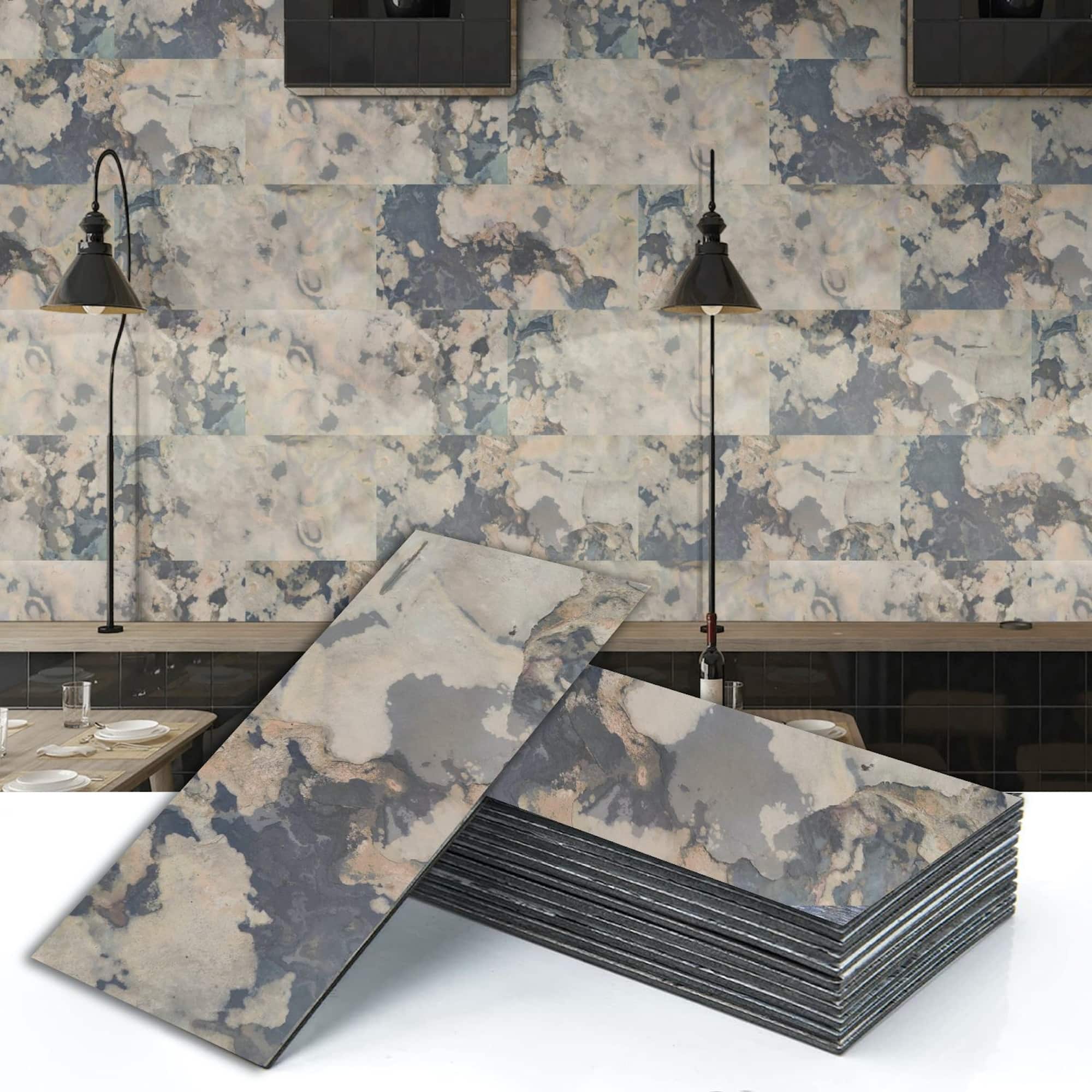 Autumnus Rustic 2 ft X 1 ft Peel &amp; Stick Stone Veneer Wall Panels in various pack configurations