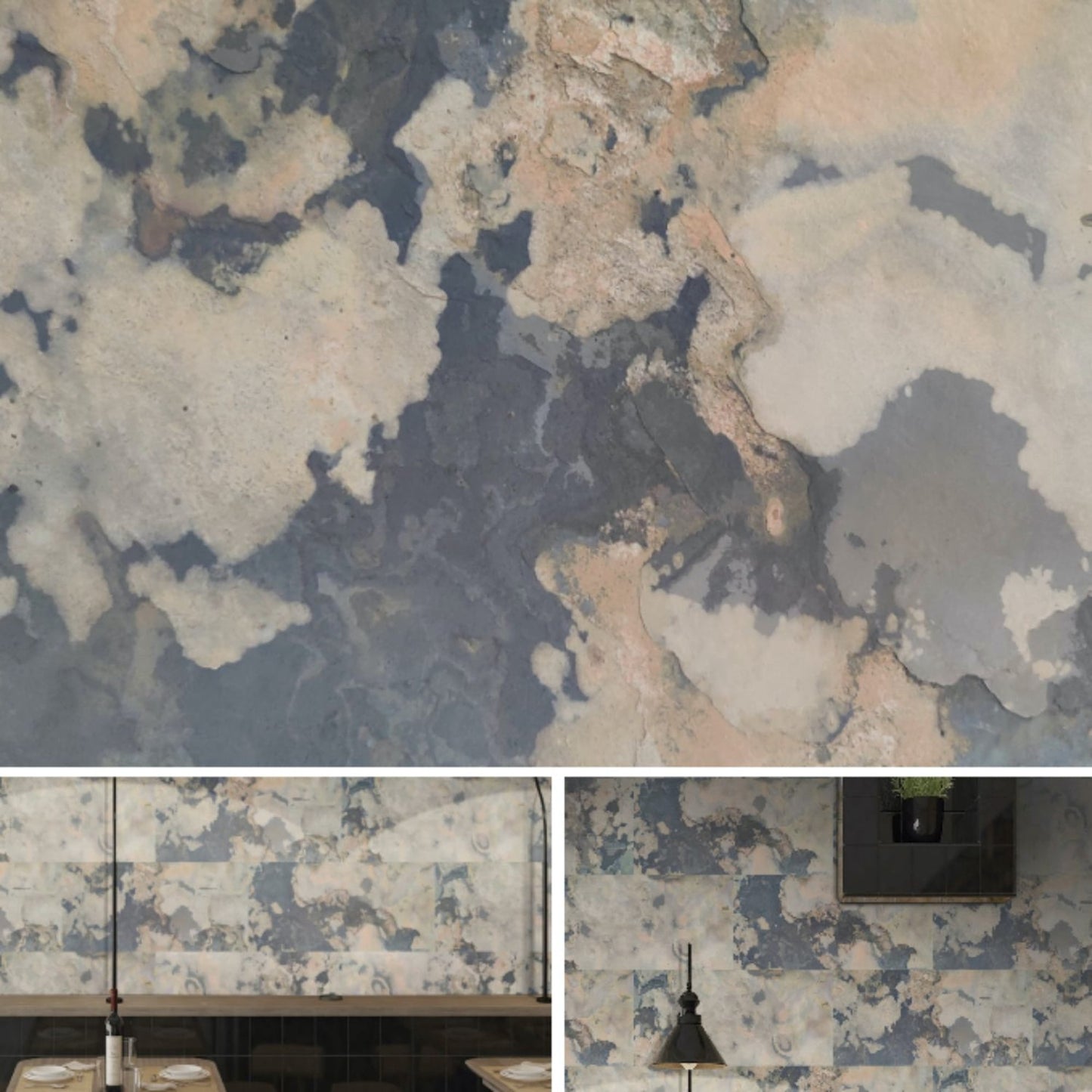 Autumnus Rustic 2 ft X 1 ft Peel &amp; Stick Stone Veneer Wall Panels in various pack configurations