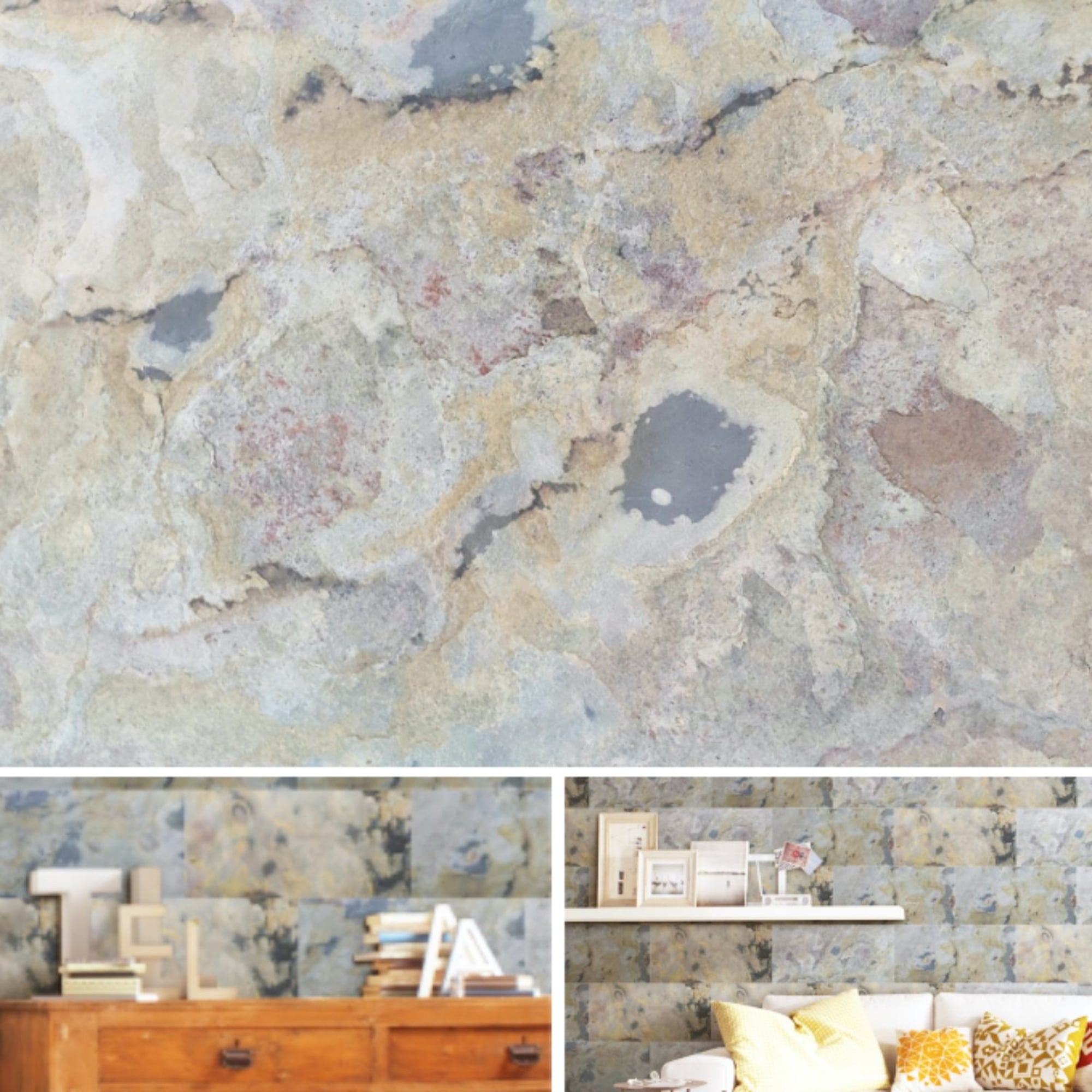 Spring Autumnus 2 ft X 1 ft Peel &amp; Stick Stone Veneer Wall Panels in various pack configurations