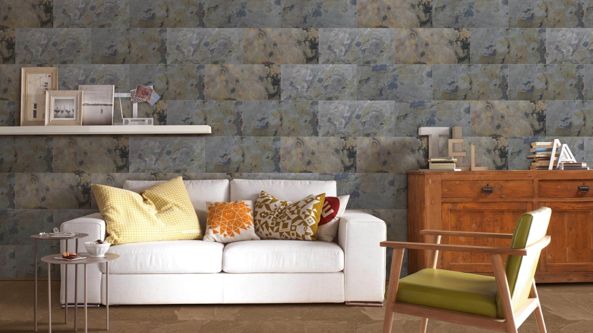 Spring Autumnus 2 ft X 1 ft Peel &amp; Stick Stone Veneer Wall Panels in various pack configurations