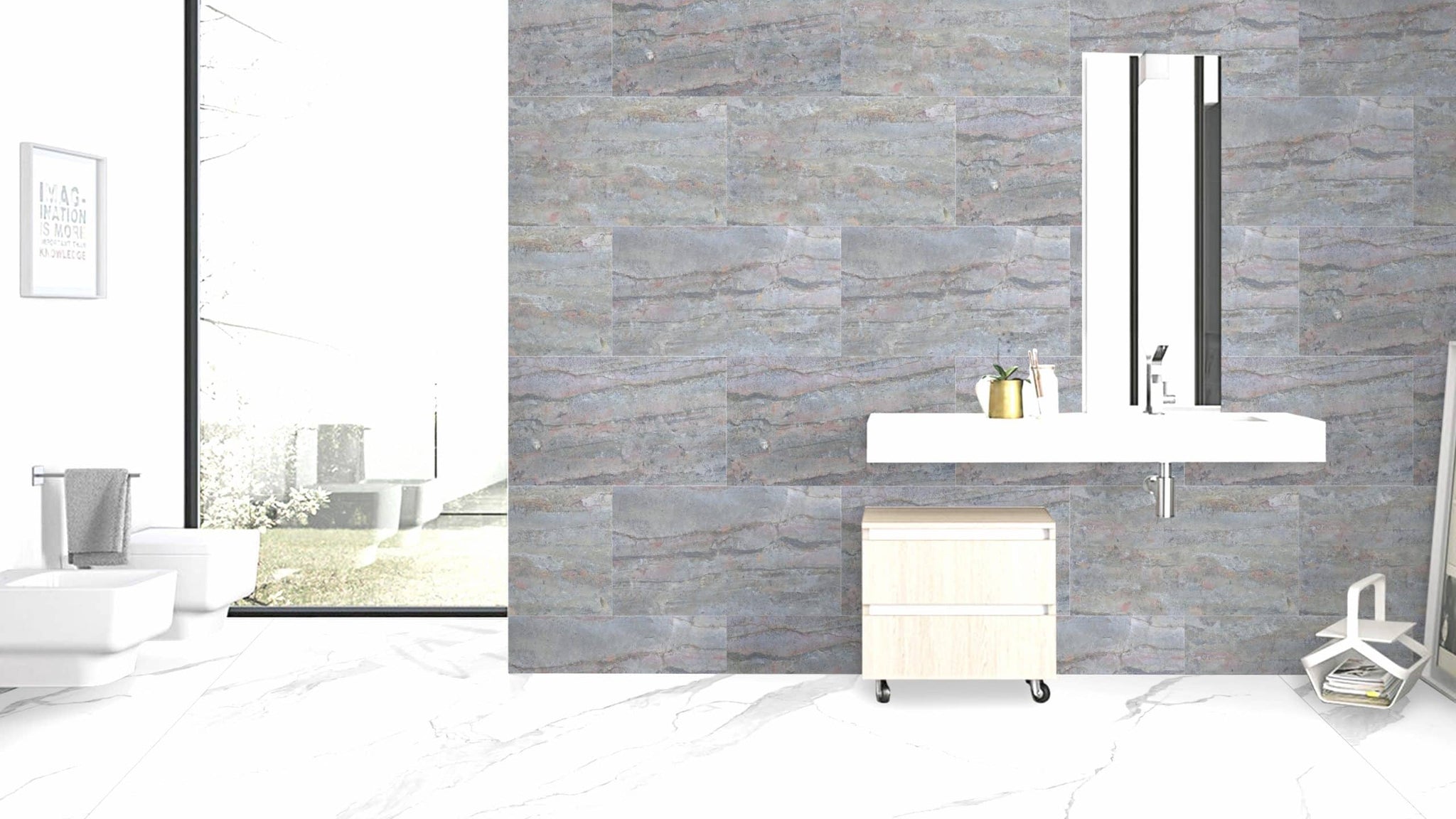 Woodland Fire 2 ft X 1 ft Peel &amp; Stick Stone Veneer Wall Panels in various pack configurations