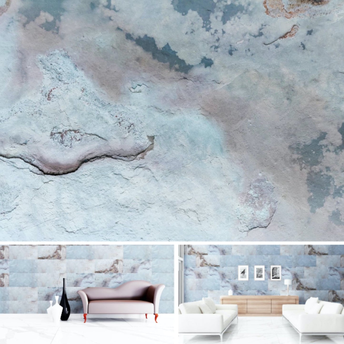 Ivory Autumnus 2 ft X 1 ft Peel &amp; Stick Stone Veneer Wall Panels in various pack configurations