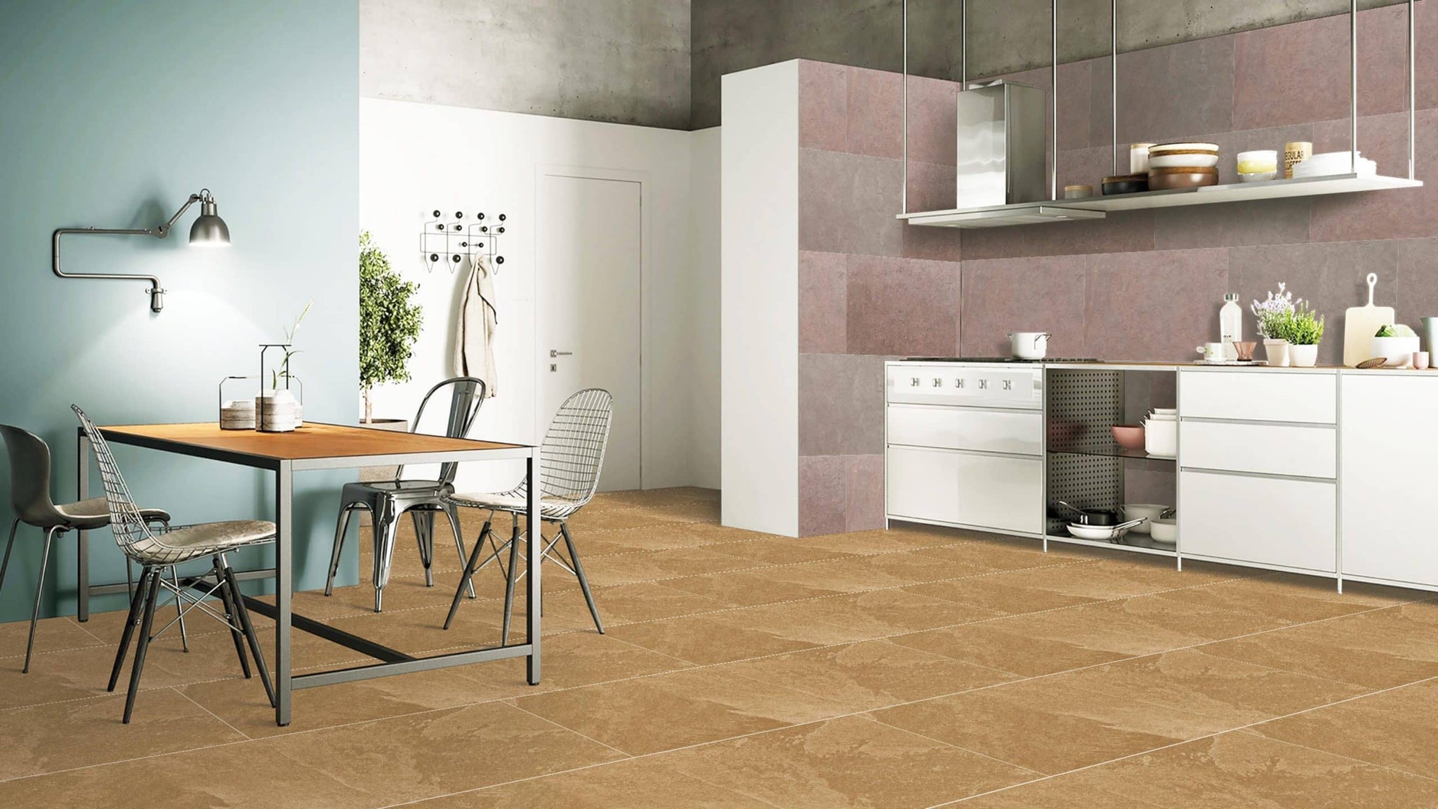 Stone Veneer Wall Panels, Extra Large DIY Stone Finish 3 x 2 ft Tiles for Outdoor Indoor Wall or Backsplash, Made with Real Stone, Terra Red