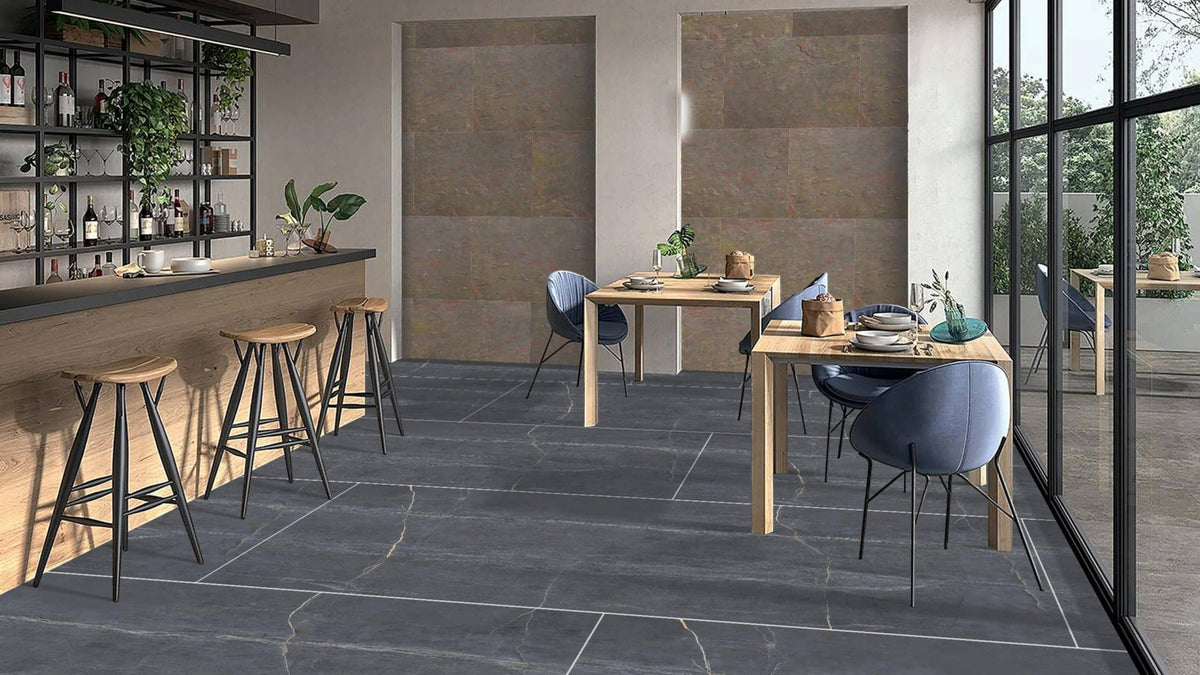 Stone Veneer Wall Panels, Extra Large 3 ft x 2 ft Real Stone Textured Tiles, Glue-on, Weatherproof for Interior and Exterior Walls - Multi Color