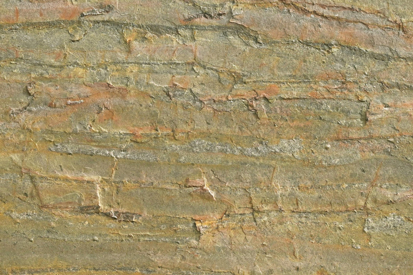 Stone Veneer Wall Panels, Extra Large DIY Stone Finish 3 x 2 ft Tiles for Outdoor Indoor Wall or Backsplash, Made with Real Stone, Burning Forest Copper