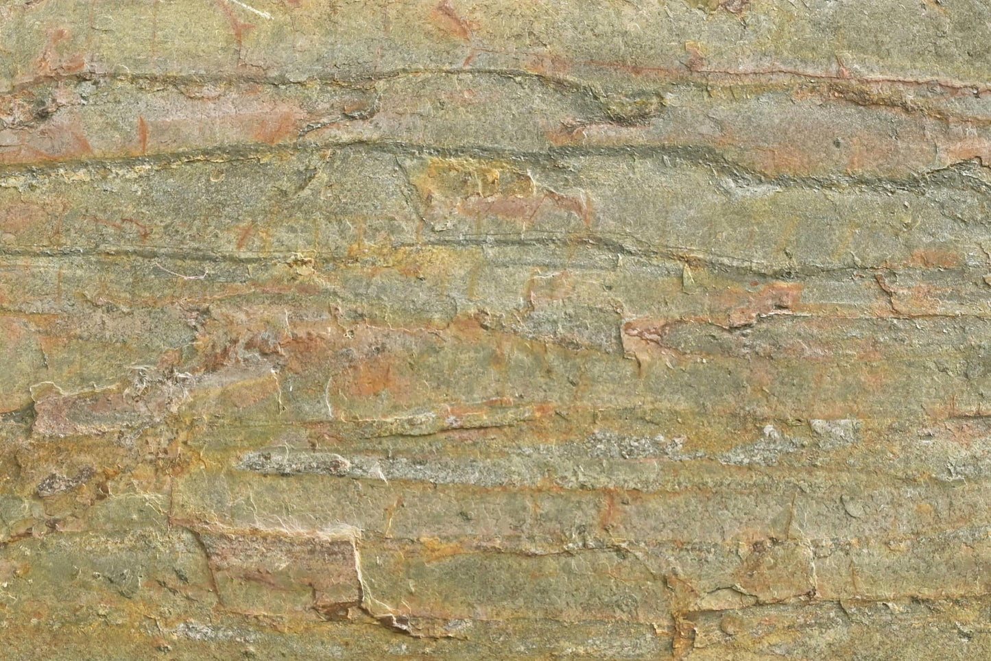 Stone Veneer Wall Panels, Extra Large DIY Stone Finish 3 x 2 ft Tiles for Outdoor Indoor Wall or Backsplash, Made with Real Stone, Burning Forest Copper