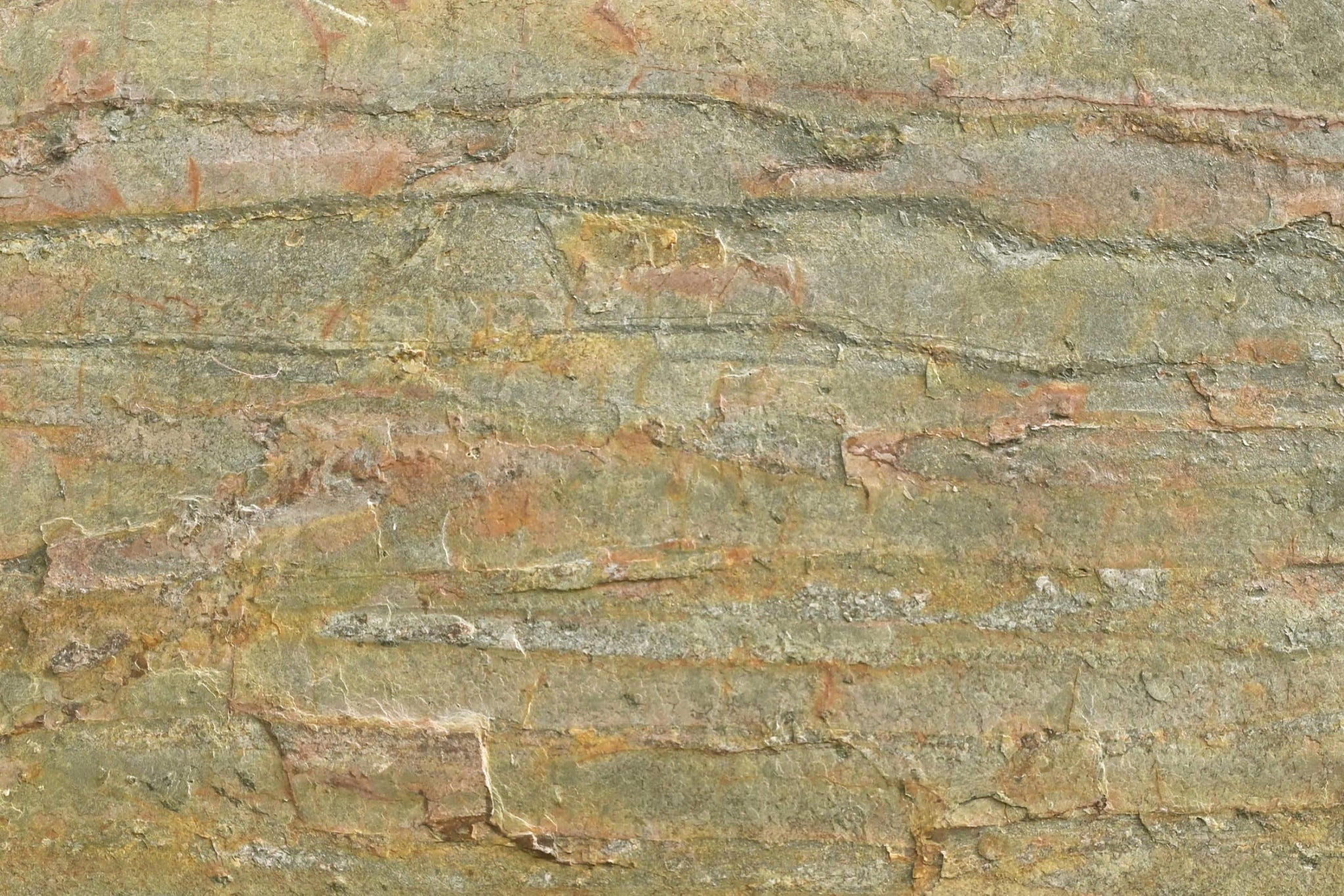 Stone Veneer Wall Panels, Extra Large DIY Stone Finish 3 x 2 ft Tiles for Outdoor Indoor Wall or Backsplash, Made with Real Stone, Burning Forest Copper