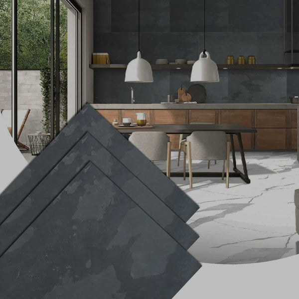 Stone Veneer Wall Panels, Extra Large DIY Stone Finish 3 x 2 ft Tiles for Outdoor Indoor Wall or Backsplash, Made with Real Stone, California Gold