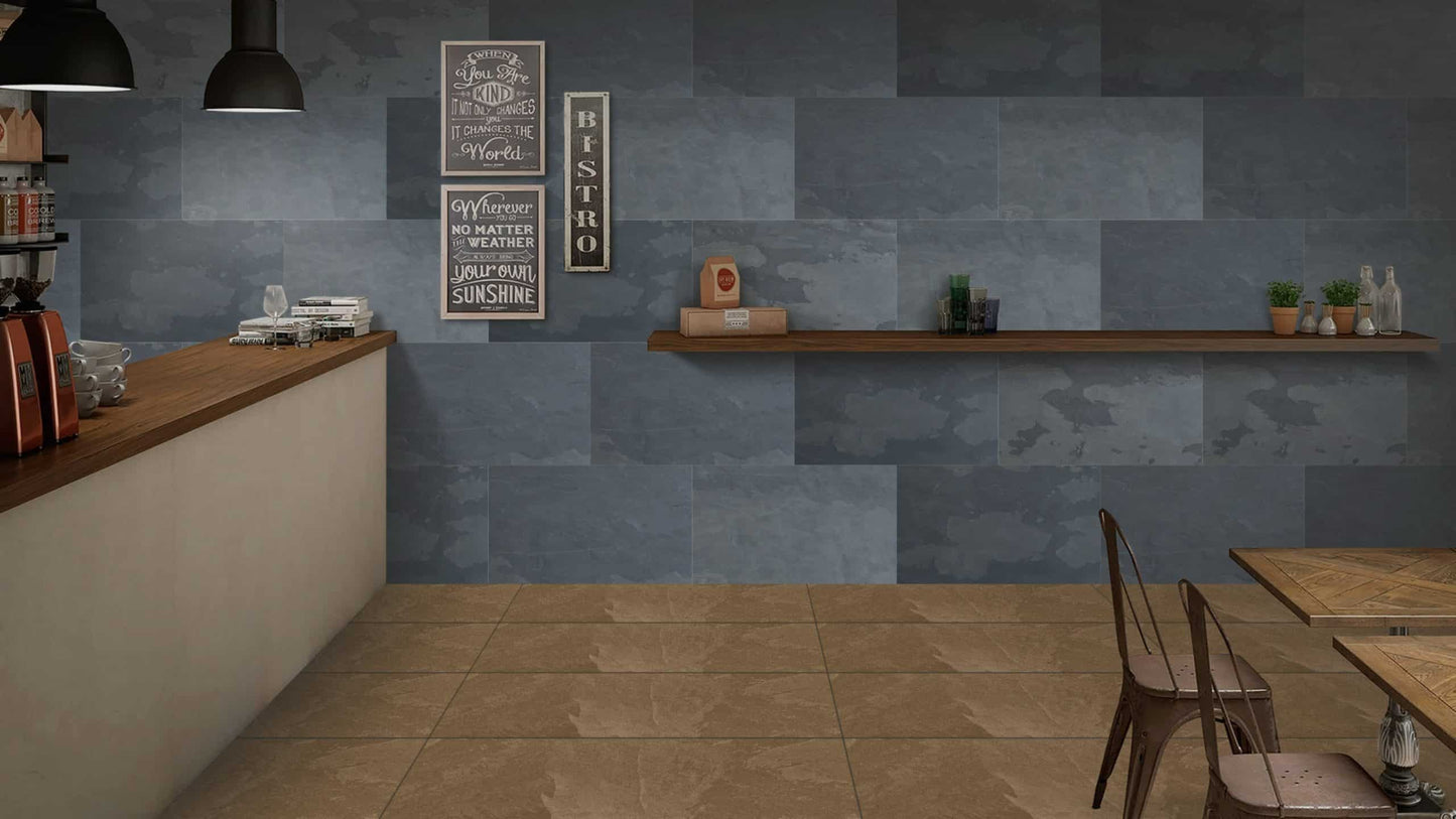 Stone Veneer Wall Panels, Extra Large DIY Stone Finish 3 x 2 ft Tiles for Outdoor Indoor Wall or Backsplash, Made with Real Stone, California Gold