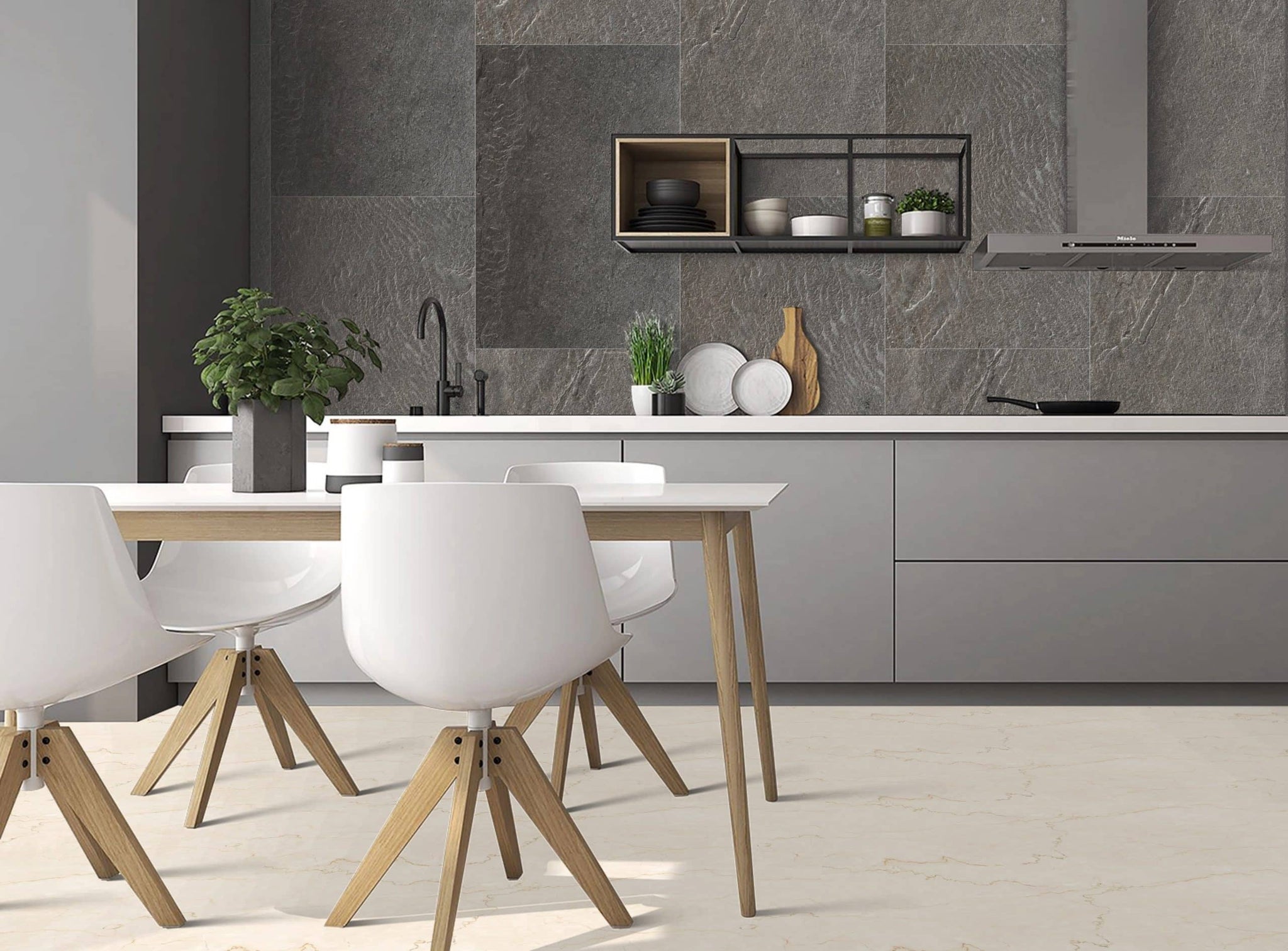 Stone Veneer Wall Panels, Extra Large DIY Stone Finish 3 x 2 ft Tiles for Outdoor Indoor Wall or Backsplash, Made with Real Stone, Galaxy Black