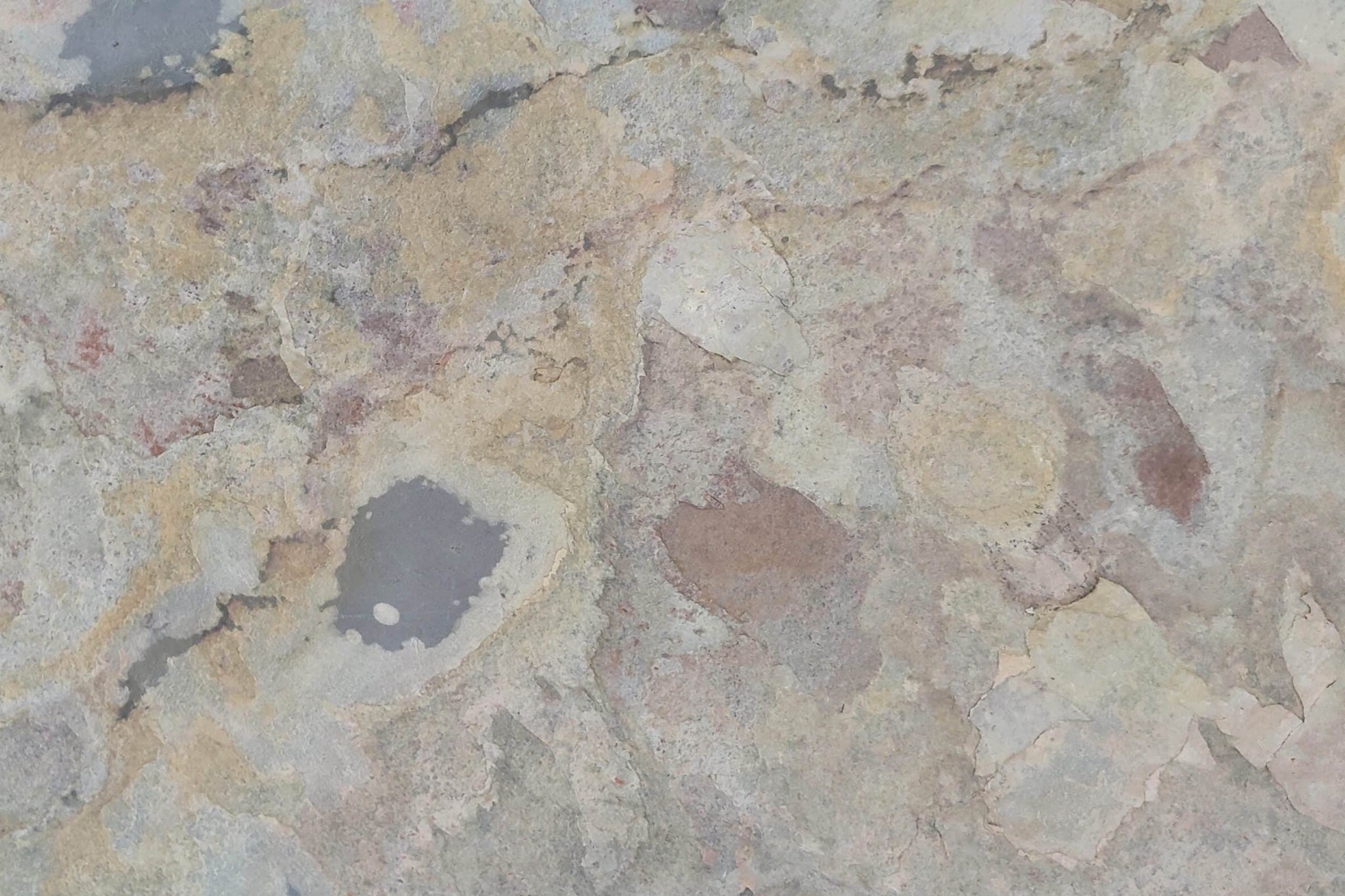 Stone Veneer Wall Panels, Extra Large DIY Stone Finish 3 x 2 ft Tiles for Outdoor Indoor Wall or Backsplash, Made with Real Stone, Indian Autumn