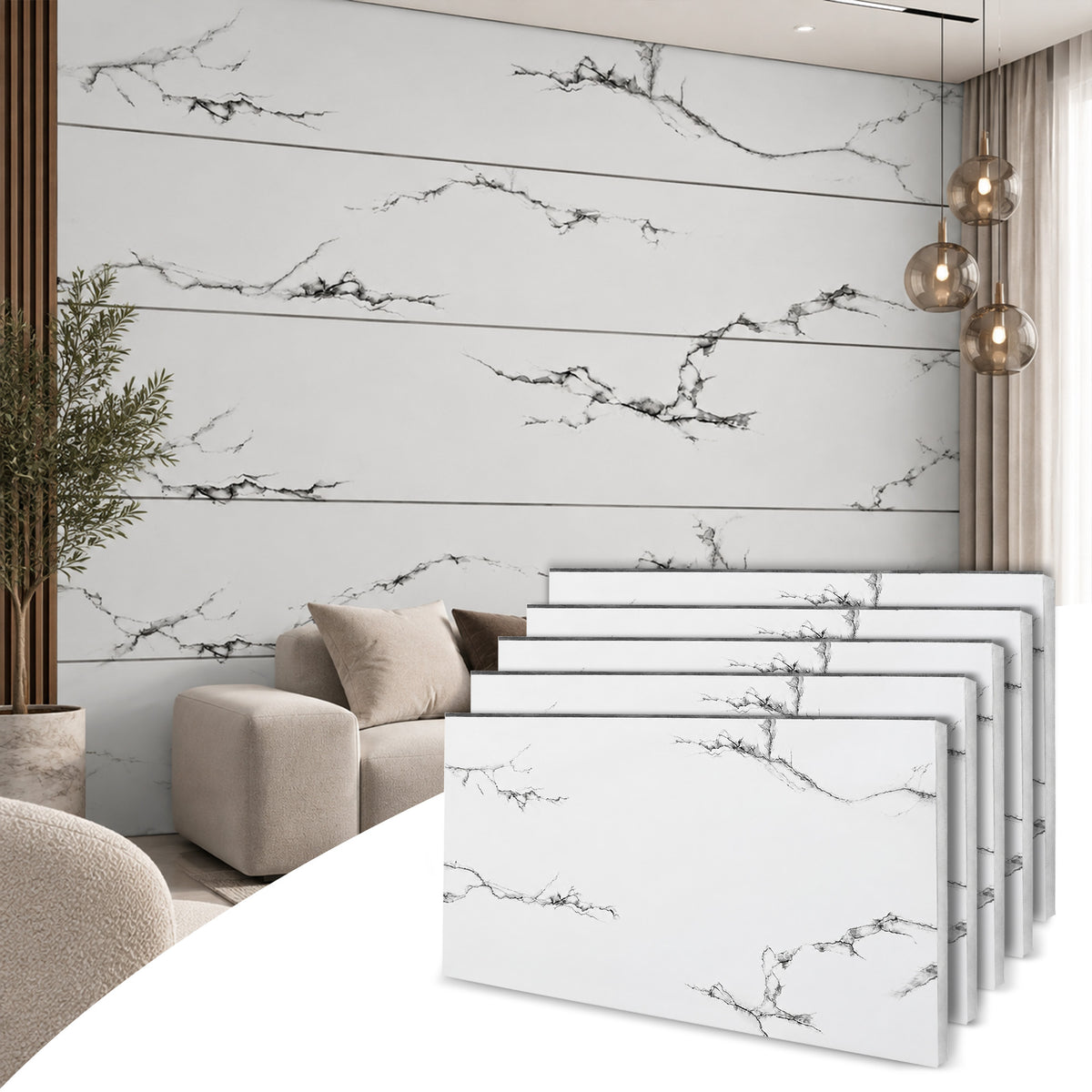Styrofoam 3D Wall Panel
