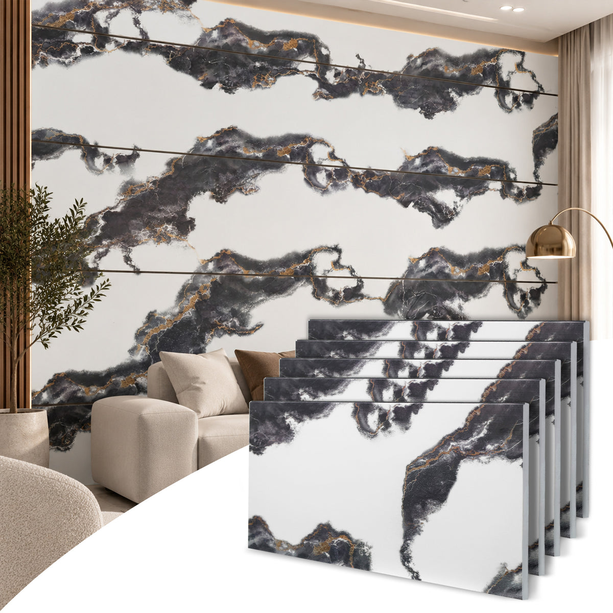 Styrofoam 3D Wall Panel