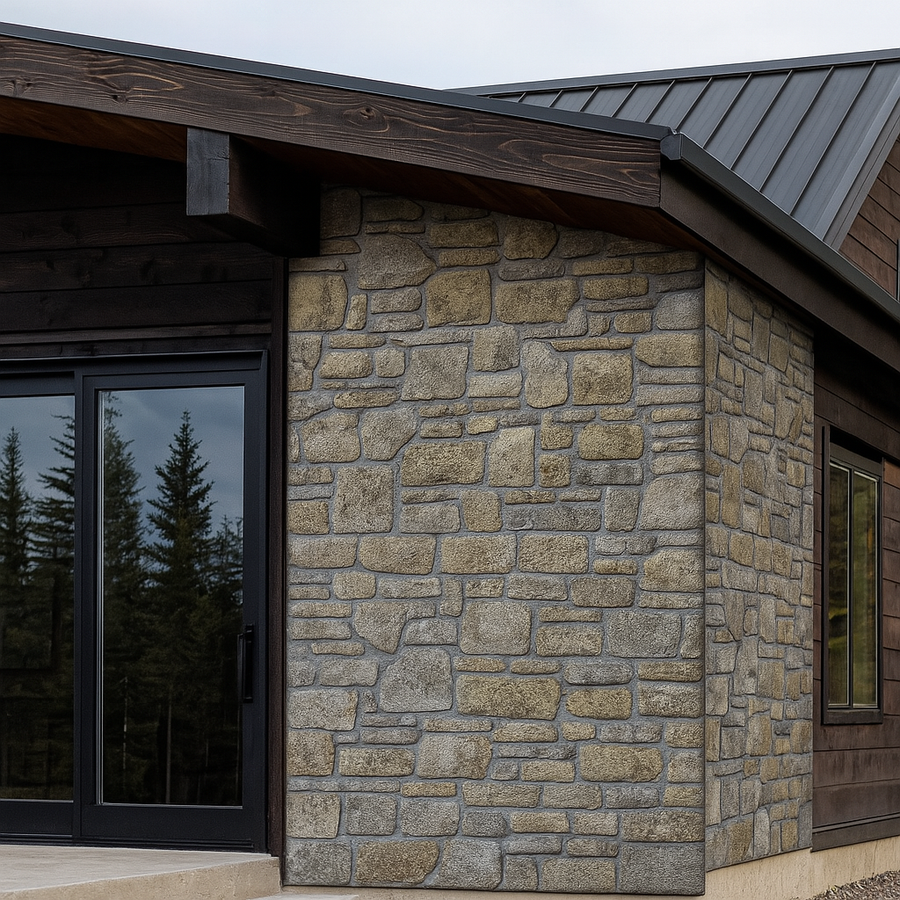 Faux Stone — Brown
