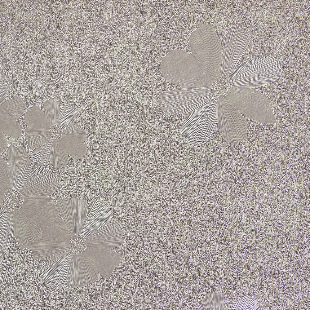 Floral Sepia, Beige Flowers Peel and Stick Wallpaper