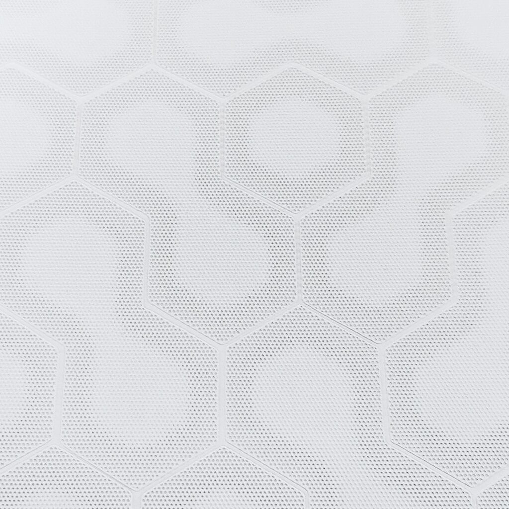 Geometric Grey Connected Hexagons Peel and Stick Self Adhesive Removable Wallpaper, Roll 18 ft. X 24 in. (5.5m X 60cm), 35.5 sq. ft. (3.3 sq. m)