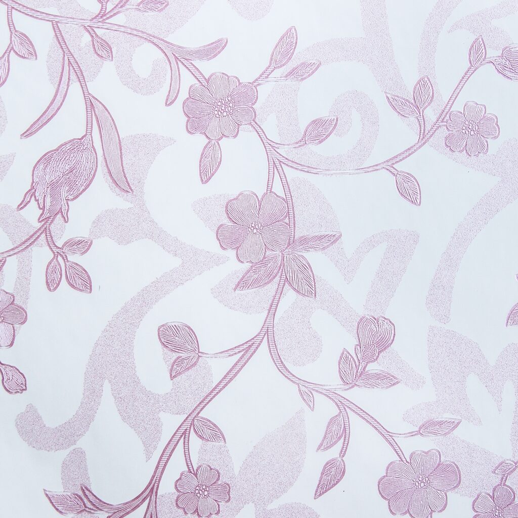 Chinoiserie Rose Pink, Off-White Blooming Flowers Peel and Stick Self Adhesive Removable Wallpaper, Roll 18 ft. X 24 in. (5.5m X 60cm), 35.5 sq. ft. (3.3 sq. m)