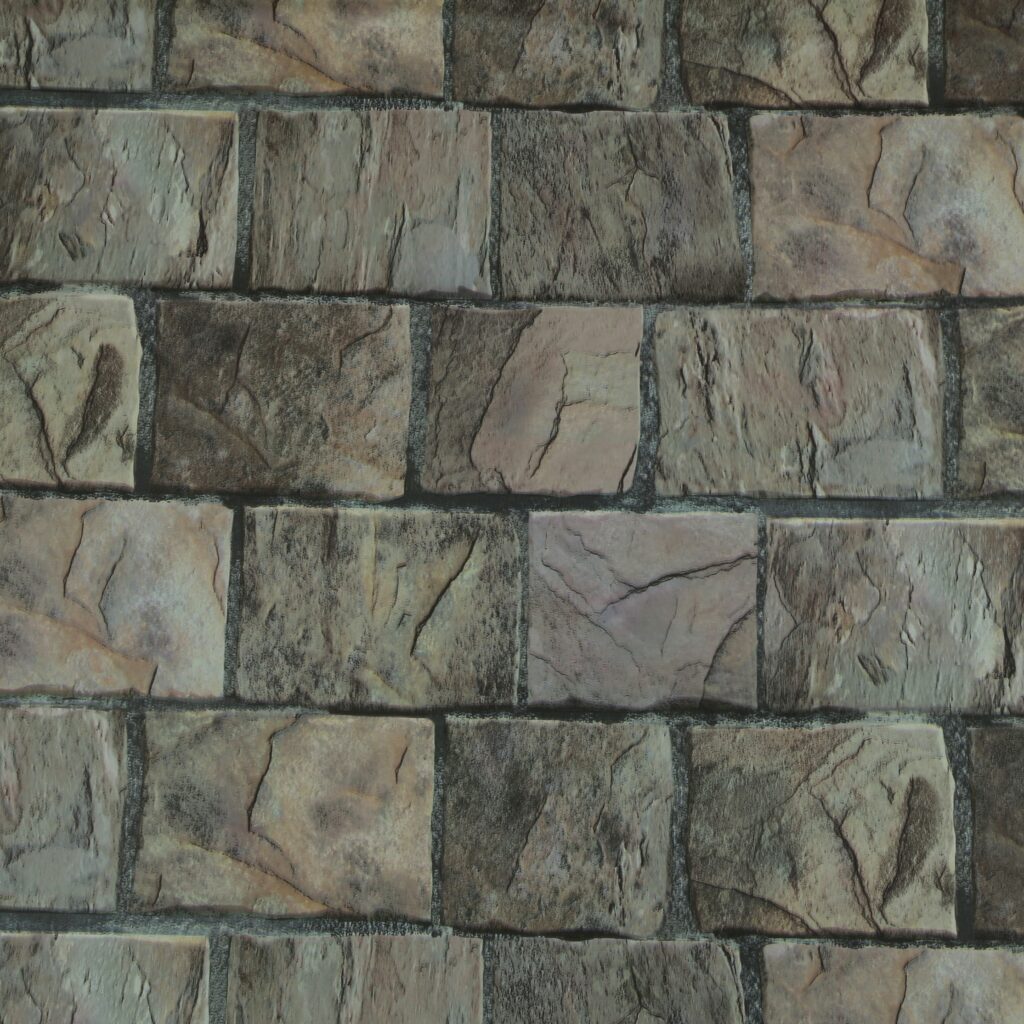 Distressed Brick Shades of Grey Stone Peel and Stick Self Adhesive Removable Wallpaper, Roll 18 ft. X 24 in. (5.5m X 60cm), 35.5 sq. ft. (3.3 sq. m)
