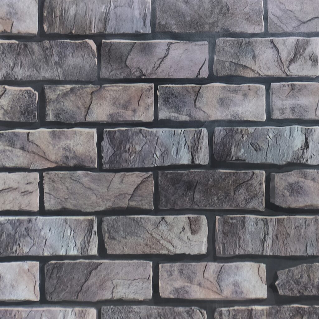 Distressed Beige, Grey Bricks Peel and Stick Self Adhesive Removable Wallpaper, Roll 18 ft. X 24 in. (5.5m X 60cm), 35.5 sq. ft. (3.3 sq. m)