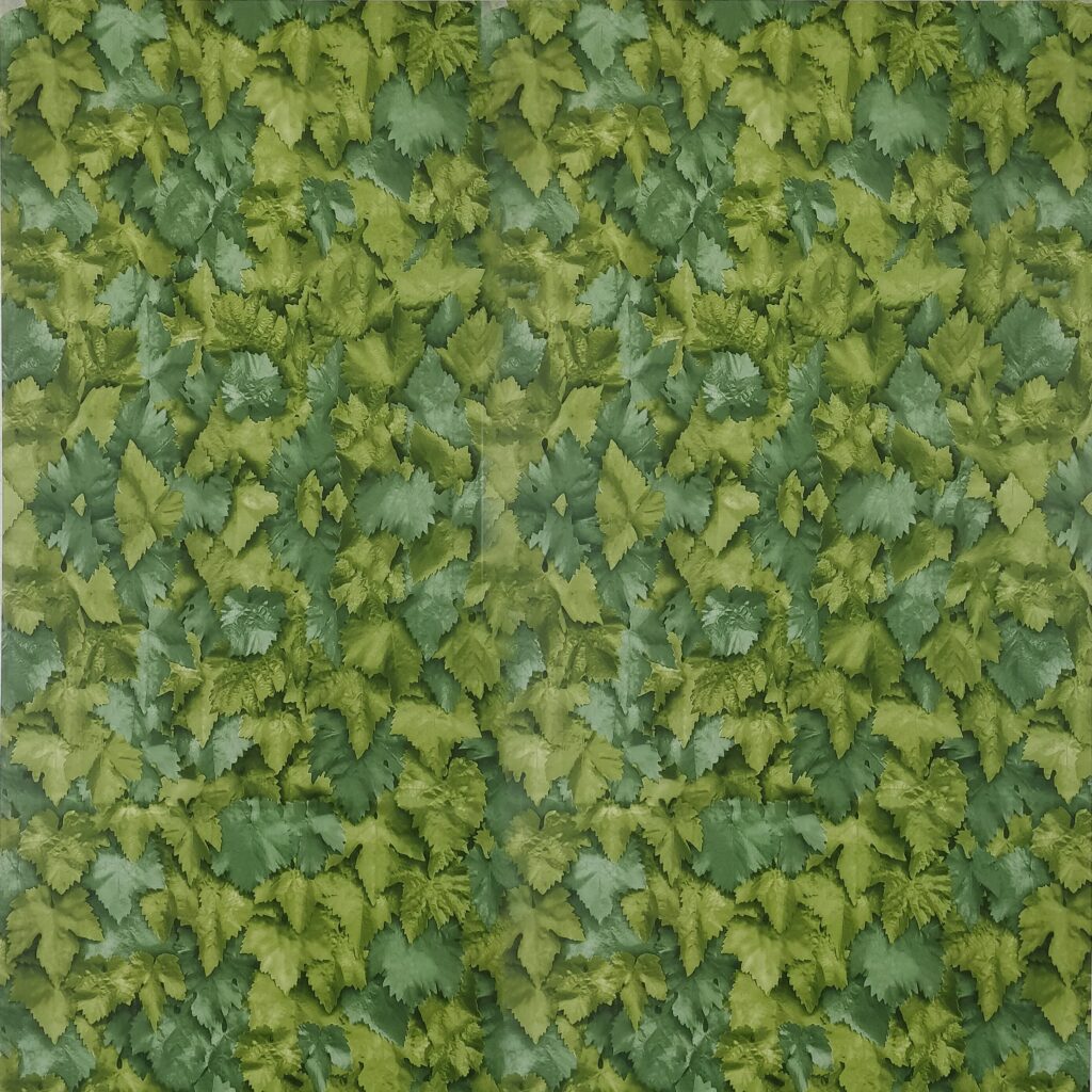 Floral Printed Green Leaves Peel and Stick Self Adhesive Removable Wallpaper, Roll 18 ft. X 18 in. (5.5m X 45cm), 26.6 sq. ft. (2.5 sq. m)