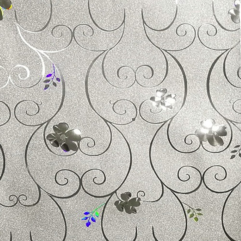 Damask Glitter Silver, Blue, Green Flowers, Scrolls Peel and Stick Self Adhesive Removable Wallpaper, Roll 18 ft. X 18 in. (5.5m X 45cm), 26.6 sq. ft. (2.5 sq. m)