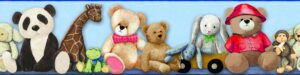 Prepasted Wallpaper Border - Kids Teddy Bear and Animals Brown, Red, Blue Wall Border Retro Design, Roll 15 ft X 9 in (4.57m X 22.86cm)